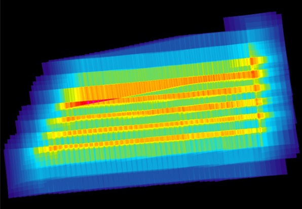 Image density map generated by Mavis